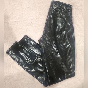 Spanx faux leather leggings size S